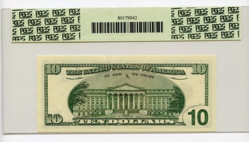2003 $10 Star Note Fr. 2037-A* Federal Reserve Note PCGS 67PPQ - Picture 2 of 2