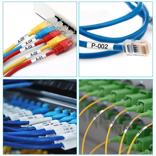 4× Compatible for Brother Heat Shrink Tube HSe-211 5.8mm(1/4")PT-H300 PT-P750WVP - Picture 11 of 12