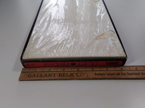 Parker Brothers Duet Bridge Vtg 1967 Original Rare NOS Sealed Never Used Freine - Picture 12 of 12