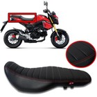 Replacement Complete Flat Seat Dual Black For Honda Grom MSX125 SF 16-19