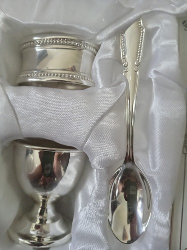 Brand New My Christening Day Photo Frame , Teaspoon, Arm Bracelet and Egg Cup - Picture 4 of 6