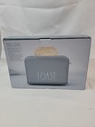 Rae Dunn 2 Slice Toaster Stainless Steel Wide Slot Gray Bagel NEW 1.5" Slot