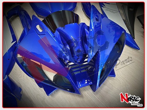 2006 2007 Yamaha YZF R6 Replica Blue OEM Painted Complete ABS Hull Kit - Picture 4 of 6