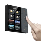 Customizable Smart Wall Switch with Responsive Touch Screen for Home Use