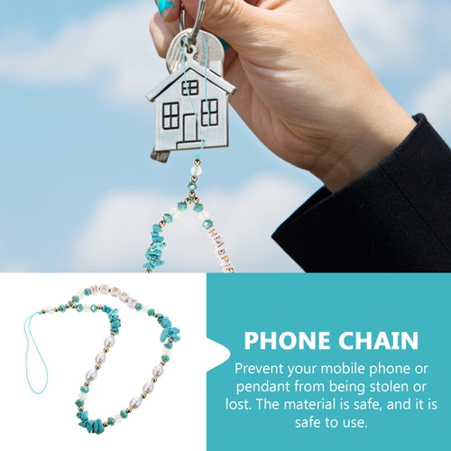 Handy Kette Dekorative Telefonkette Handy-Ketten- -Accessoire - Zdjęcie 7 z 12