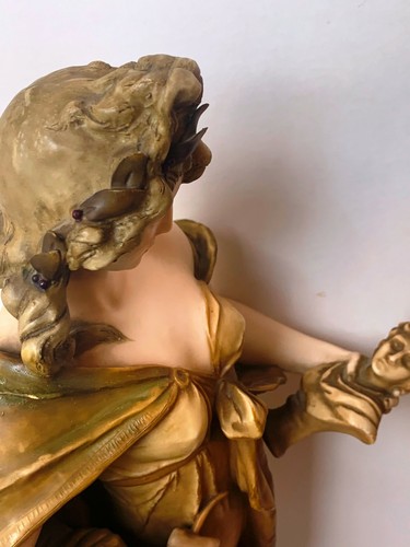 Antique Amphora Figural Lady Ernest Wahliss(1837-1900) - Picture 9 of 11