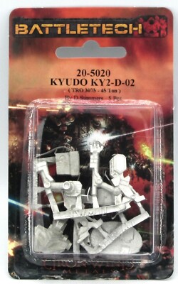 Battletech 20-5020 Kyudo KY2-D-02 (TRO 3075) Medium Support Mech Battlemech NIB