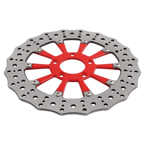 1PC 11.8'' Front Brake Rotor Disc for Harley-Davidson Touring 08-19 Dyna 06-17 - Imagen 11 de 15