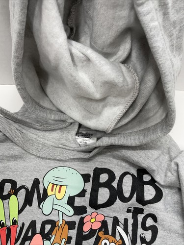 Bob Esponja Pantalones Cuadrados TALLA M 7-9 Patrick Star Sudadera Pulóver Gris - Imagen 3 de 11