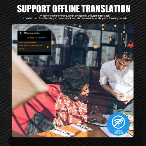 Portable 137 Languages Translator WiFi offline Translator + Photo translation - Picture 9 of 13