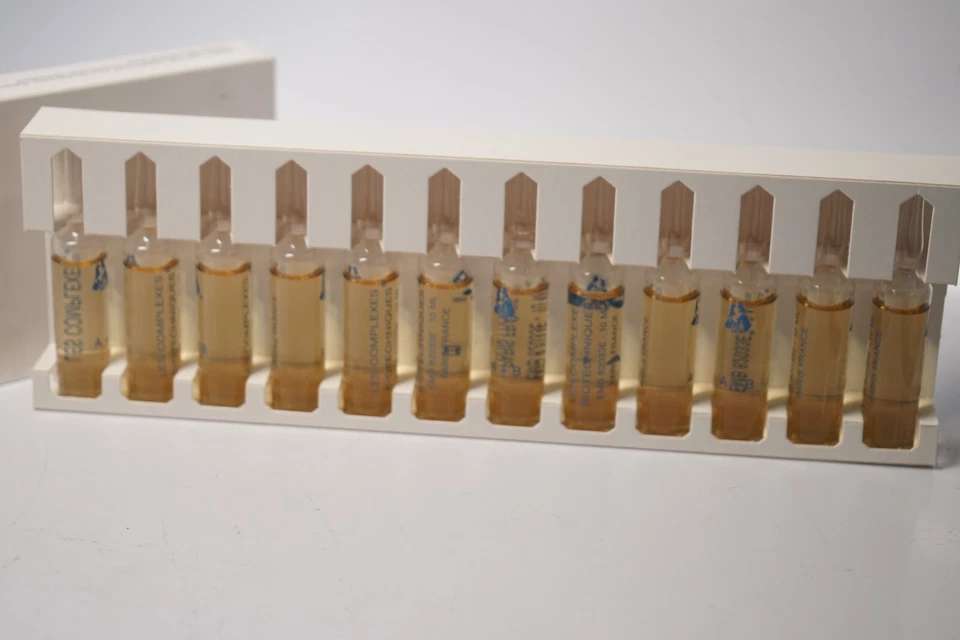 Ampollas de ionitermia EXP 2014 A+B nuevas 12 cápsulas cuerpo suavizante SERP Francia 0046 Foto 3 de 4