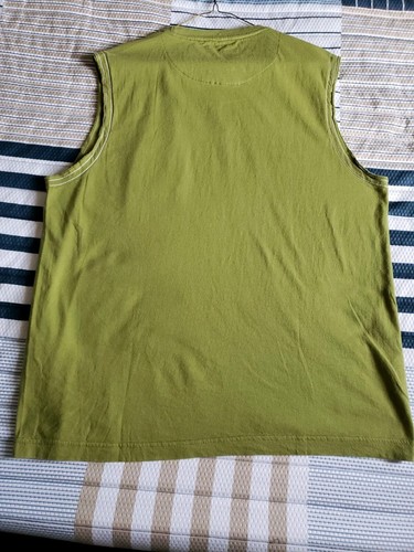 VTG Bangkok "Massage You Long Time" Graphic Mens Sleeveless T Shirt Size XL - Picture 2 of 8