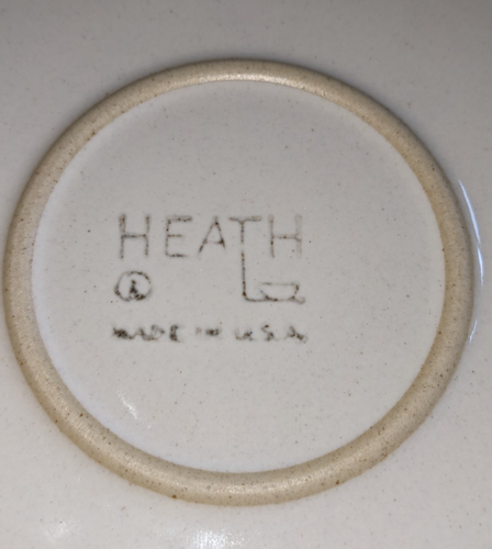 Edith Heath Ceramics Dinner Plate 10.5" Sand MINT! Rare - Imagen 3 de 9