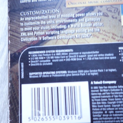 CIVILIZATION IV Game BOX Game CIVILIZATION Manual Turn Based Strategy Game PC - Picture 14 of 19