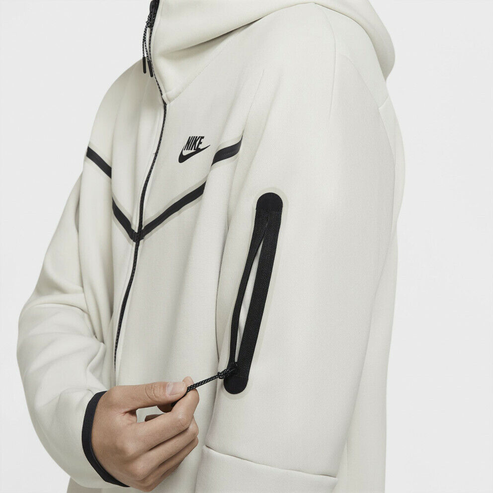 Nike tech fleece hoodie light bone hotsell