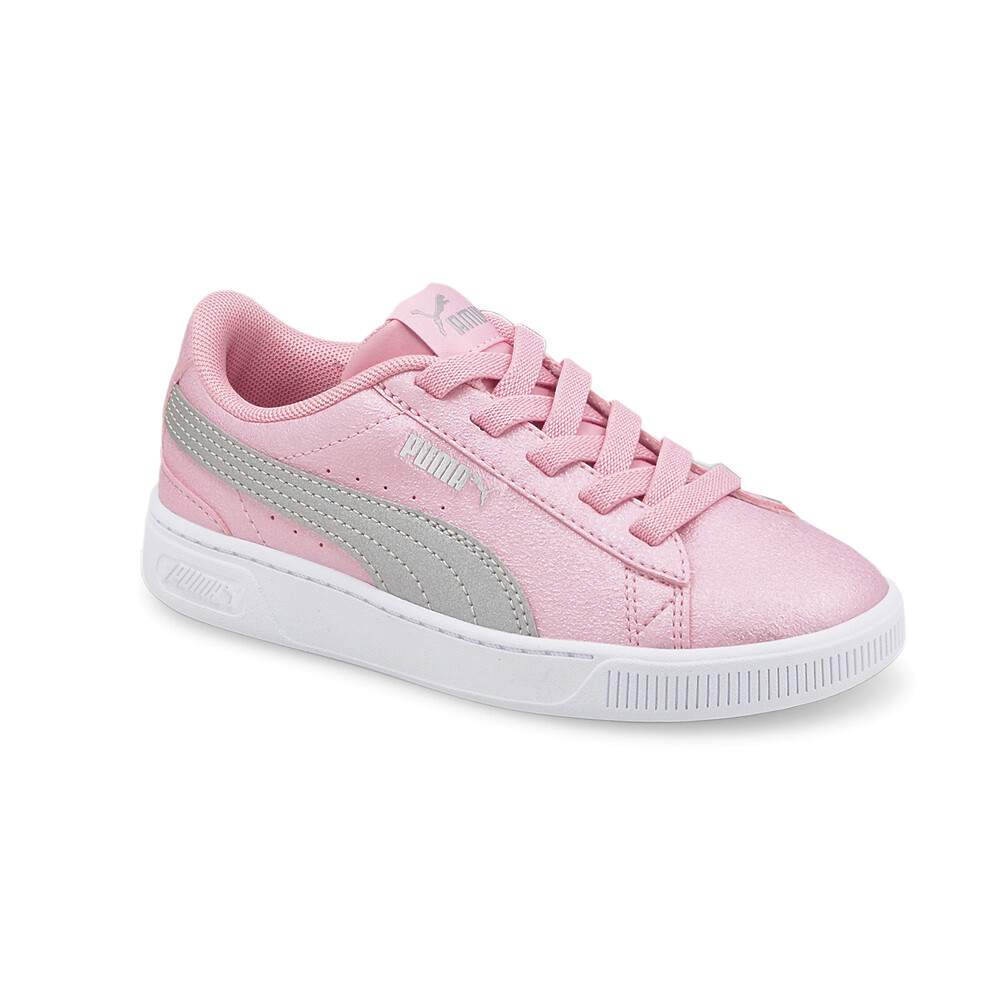 PUMA Vikky V3 Glitz Slip On Youth Girls Pink Sneakers Casual