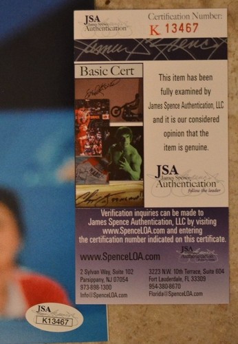 Nastia Liukin signiert 11x14 mit James Spence JSA COA #K13467 + PROOF - Bild 3 von 3