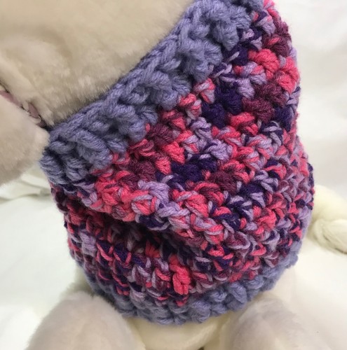 Hundekutte passt 14" Haustier Hals - Hals Warner Snood Light Jasmin/Lila Multi - Bild 6 von 8