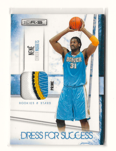 2010-11 Panini Rookies & Stars Kleid für Erfolgsmaterialien Prime #32 Nene/49