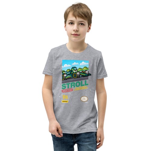 T-Shirt Lance Stroll Aston Martin Alonso 2024 Formel 1 F1 8-Bit Jugend Kind - Bild 9 von 16