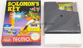 NES NINTENDO GIG SOLOMON KEY GAME VINTAGE 1991 NEW IN BEAUTIFUL BOX MATTEL ITA
