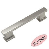 Cosmasâ® 702-4sn Satin Nickel Contemporary Cabinet Hardware Handle Pull - 4 Hol on sale Cosmasâ® 702-4sn Satin Nickel Contemporary Cabinet Hardware Handle Pull - 4 Hol on sale