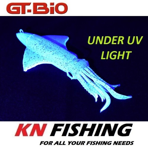 GT BIO KALAMY CALAMAR Combo Señuelo de Silicona Calamares Pesca en Mar 175mm 60gr BRILLANTE - Imagen 12 de 23