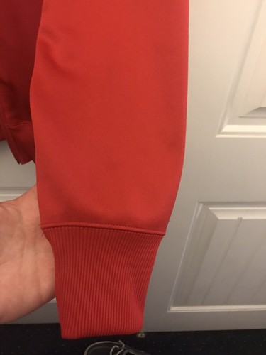 Nike The Athletic Dept. Men's Red Long Sleeve Zip-Up Track Jacket Size Large - Picture 4 of 7