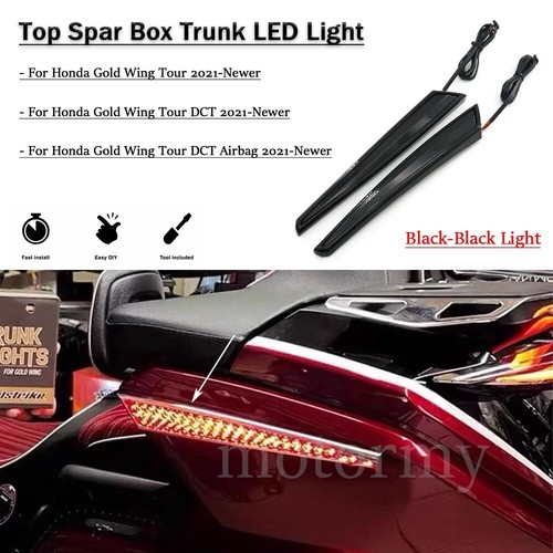 For Honda Goldwing GL1800 Top Box Trunk Side Light Decorative LED Lamp ...
