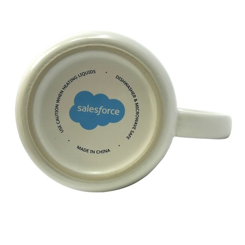 Taza de té de café de cerámica Salesforce ASTRO computadora publicidad coleccionable - Imagen 6 de 7
