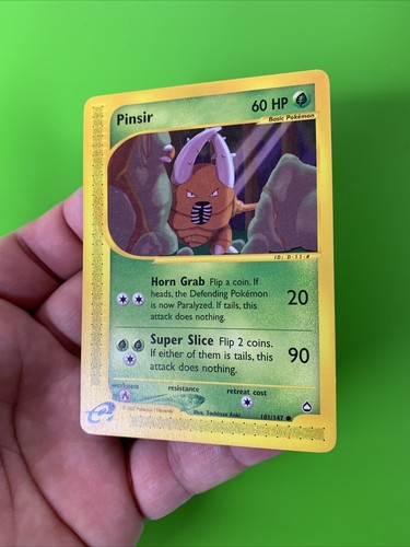 Pokémon Karte Pinsir 101/147 Aquapolis E-Reader LP+ - Bild 3 von 8