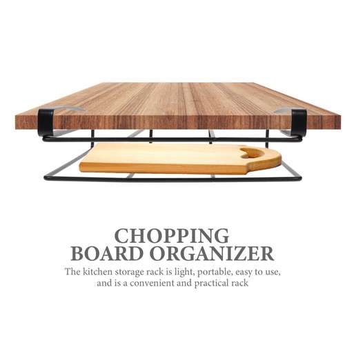 Chopping Board Stand Cutting Shelf for Cabinet Metal Holder Hanging Baby - Picture 2 of 12