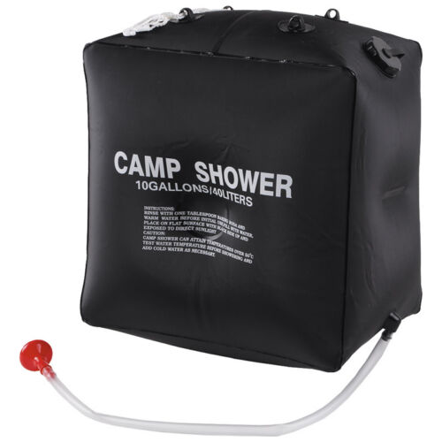 Portable Outdoor Solar Camp Shower Camping Hiking Trekking Backpacking Black 40L - Photo 1/1