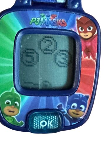 VTech PJ Masks Super Catboy Learning Watch Flip Timer Alarm Counting 3-6 Yr Blue - Picture 2 of 10