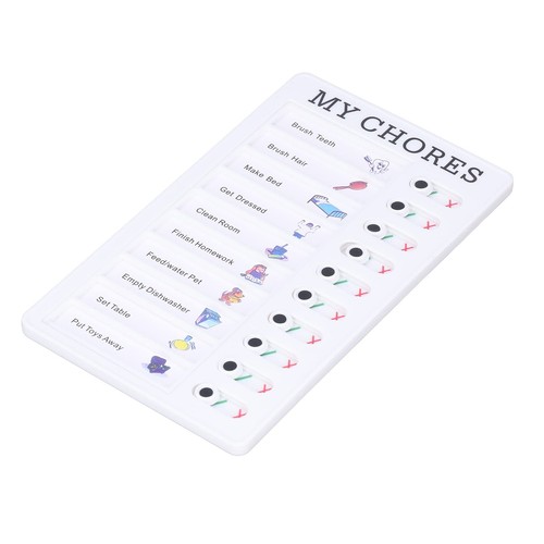 Chore Chart for Kids 7.9 x 4.7in Portable Chore Chart Memo Plastic Board Fami... - Picture 8 of 9