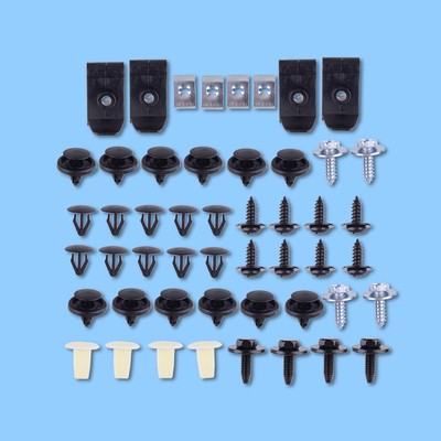 100x Car Engine Fender Bumper Panel Fastener Screw Rivet Retainer Push Clips C1