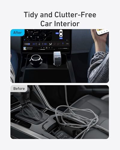 USB-C Autoladegerät, 75W Max Ultrakompaktes Typ-C Schnell Autoladegerät mit integriertem  - Bild 6 von 7