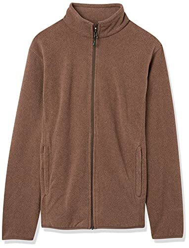 Amazon Essentials Herren Fleecejacke mit durchgehendem Reißverschluss (erhältlich in Big & Tall), braun - Bild 2 von 7