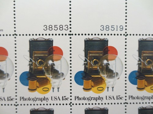 DOC Scott #1758 Photography 15¢ 1978 Sheet of 40 MNH XF - Picture 2 of 4