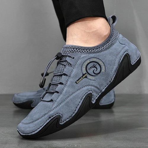 Flache Freizeitschuh Für Herren Mokassinsschuhe Aus Echtem Leder Mode Halbschuhe - Bild 9 von 15