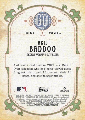 2022 Topps Gypsy Queen - You Choose #151-300 - You Choose!  2 CARD MINIMUM! - Picture 238 of 302