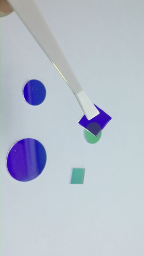 Various sizes 450nm Blue Light Pass Narrow Bandpass Filter Glass  NBP450-40K - Video 1 of 1