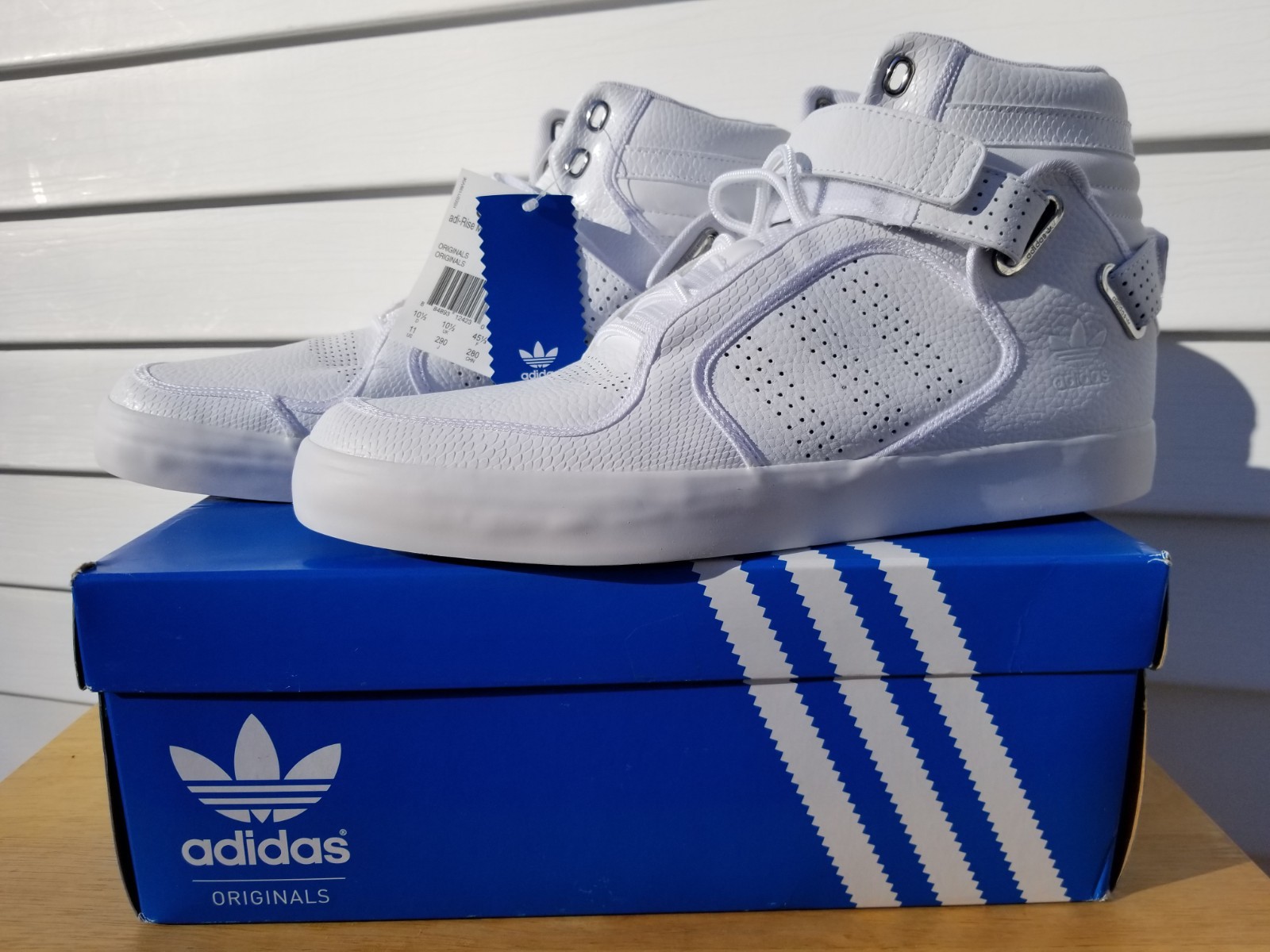 New With box Adidas männer's G09350 ADI -Rise Mid Athletic Turnschuhe Weiß Größe 11 New With box Adidas männer's G09350 ADI -Rise Mid Athletic Turnschuhe Weiß Größe 11