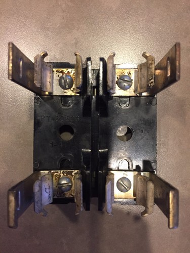 TRUMBULL ELECTRIC PT-30803 60AMP 240VOLT RANGE FUSE PANEL PULLOUT FUSE HOLDER - Picture 2 of 2