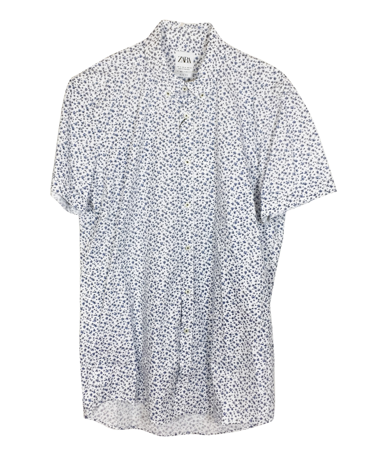Zara UK Men Floral print poplin shirt 1928 224 250 Zara UK Men Floral print poplin shirt 1928 224 250