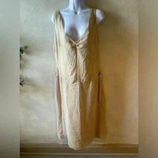 Vera Wang Silk Beaded Midi Dress