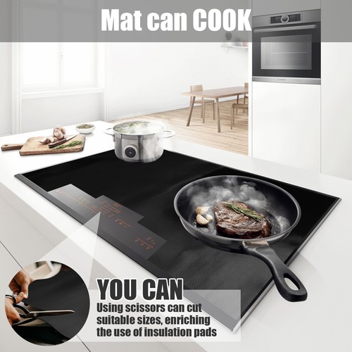 Induction Cooker Cover Silicone Induction Cooker Mat Large Nonstick·- - Picture 2 of 14