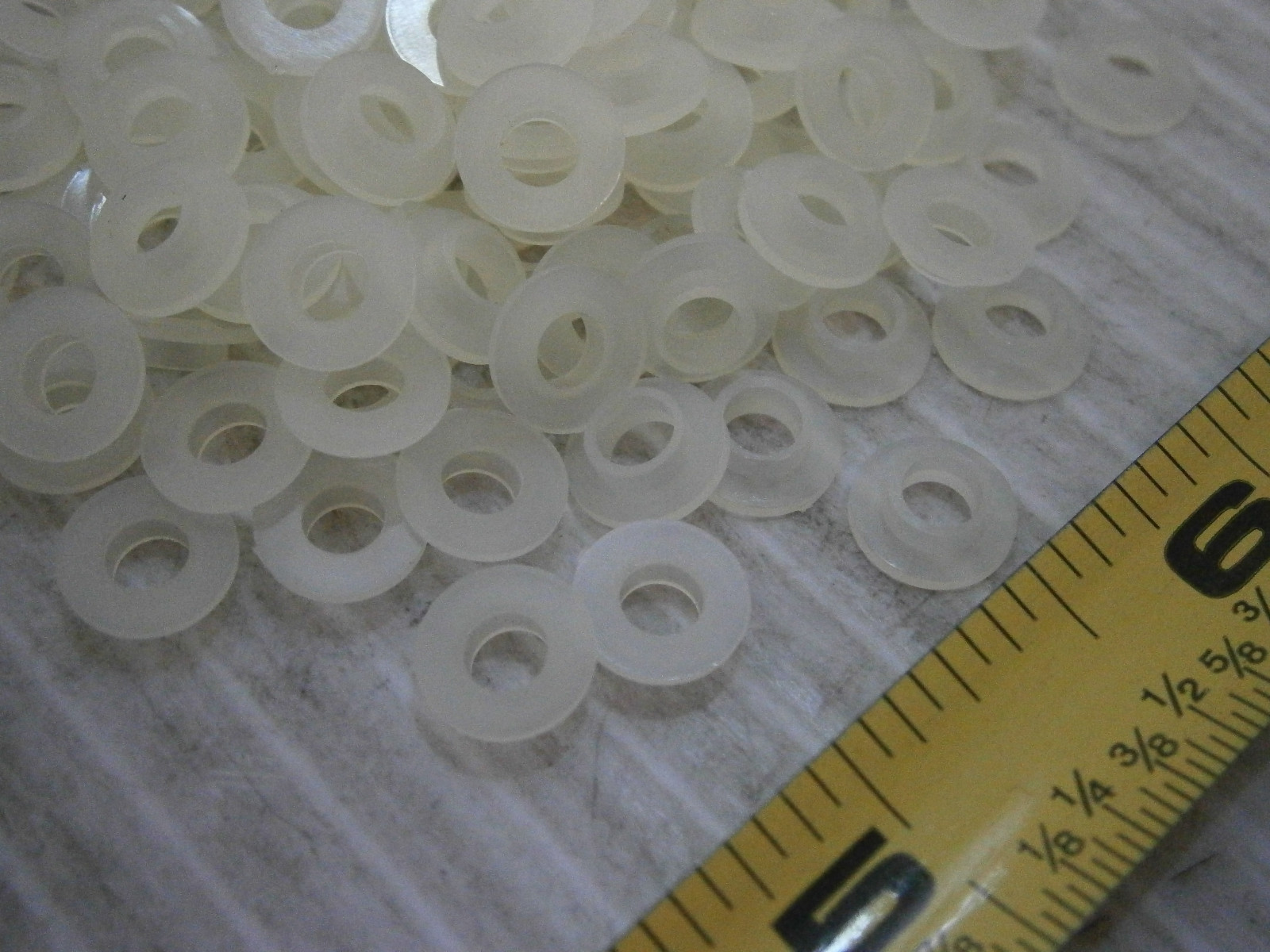 Seastrom 5607168 Shoulder Washer .144" ID .312" OD Nylon lot of 100