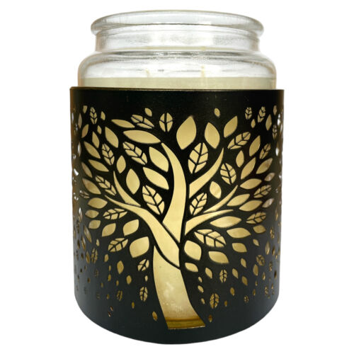 Tree of Life Tea Light Oil Burner Glass Wax Melt Warmer Metal Candle Holder Gift - Picture 3 of 5