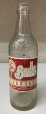 VINTAGE TOM BUCK'S BEVERAGES SODA BOTTLE ACL COLUMBUS, GA